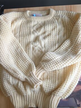 Slieve League Irish Cable-Knit Crewneck Sweater - Men